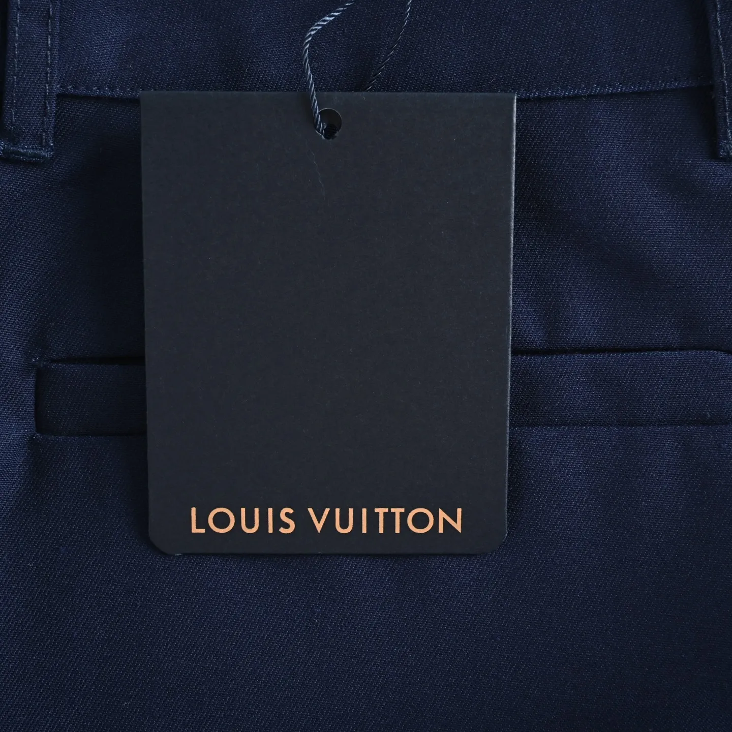 Louis Vuitton/Louis Vuitton LV logo indigo blue denim shorts